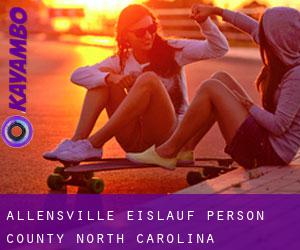 Allensville eislauf (Person County, North Carolina)