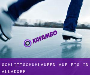 Schlittschuhlaufen auf Eis in Alladorf 