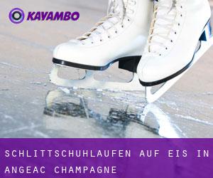 Schlittschuhlaufen auf Eis in Angeac-Champagne 