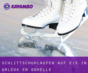Schlittschuhlaufen auf Eis in Arleux-en-Gohelle 
