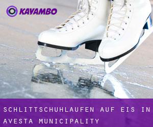Schlittschuhlaufen auf Eis in Avesta Municipality 