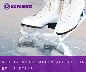 Schlittschuhlaufen auf Eis in Bells Mills 