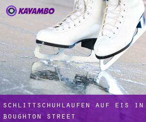 Schlittschuhlaufen auf Eis in Boughton Street 