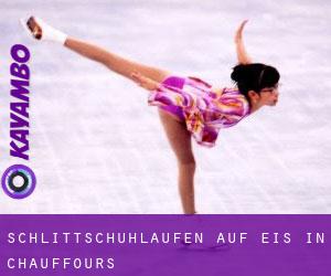 Schlittschuhlaufen auf Eis in Chauffours 