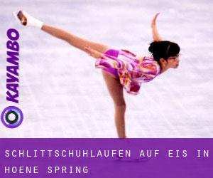 Schlittschuhlaufen auf Eis in Hoene Spring 