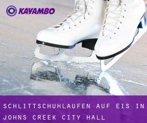 Schlittschuhlaufen auf Eis in Johns Creek City Hall 