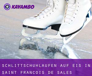 Schlittschuhlaufen auf Eis in Saint-François-de-Sales 